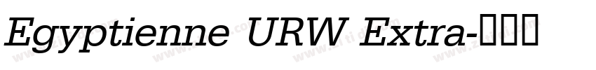 Egyptienne URW Extra字体转换